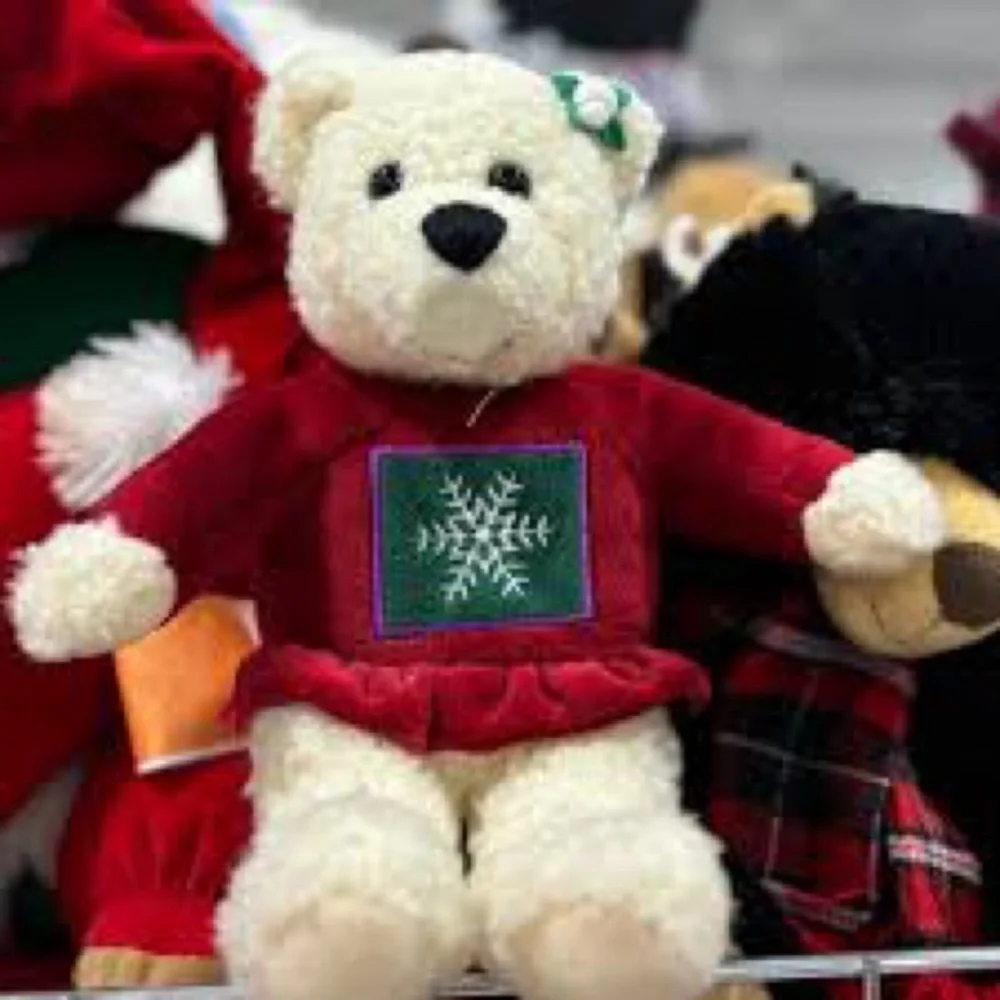Vintage Hallmark Christmas Kissing Bears